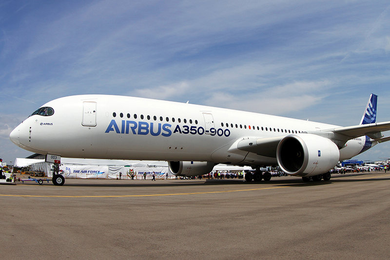 Airbus A350-900 (XWB) at the Singapore Air Show 2012